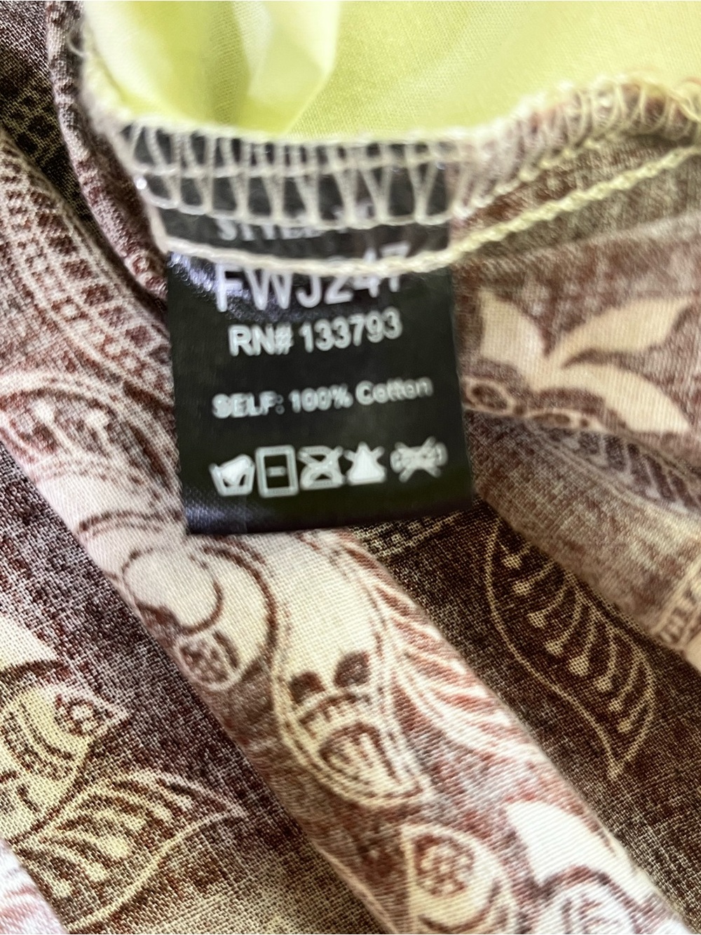 POL Multicolor Patchwork Button Down Shirt - Picture 10 of 10